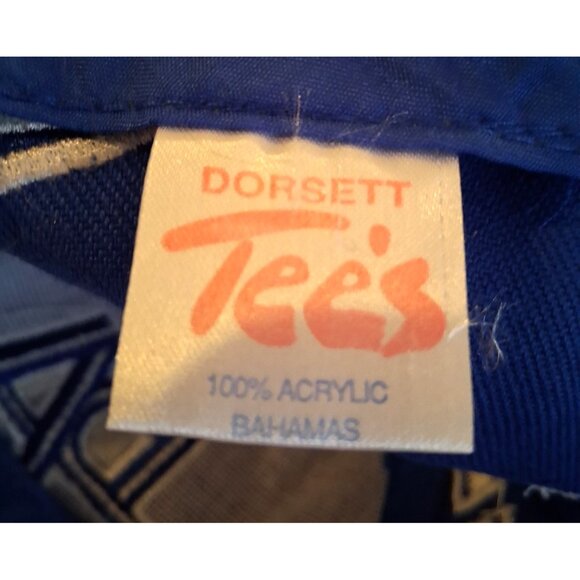 BA Bahamas Embroidered Trucker Baseball Hat Blue Silver Dorsett Tees - Picture 5 of 5